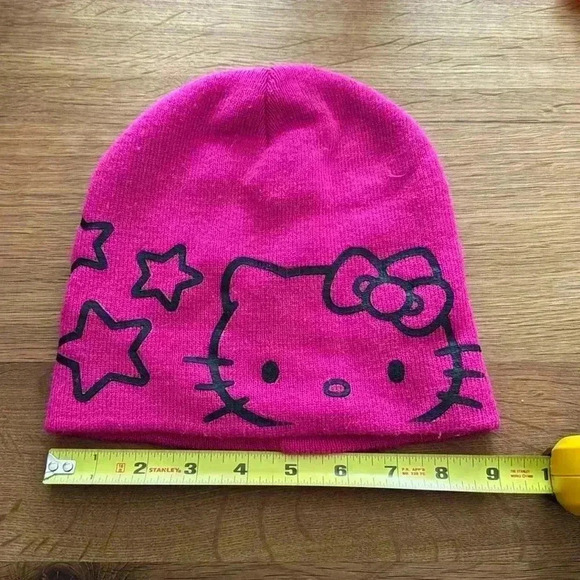 Kids Hello Kitty Hot Pink Bennie Hat - Picture 1 of 3